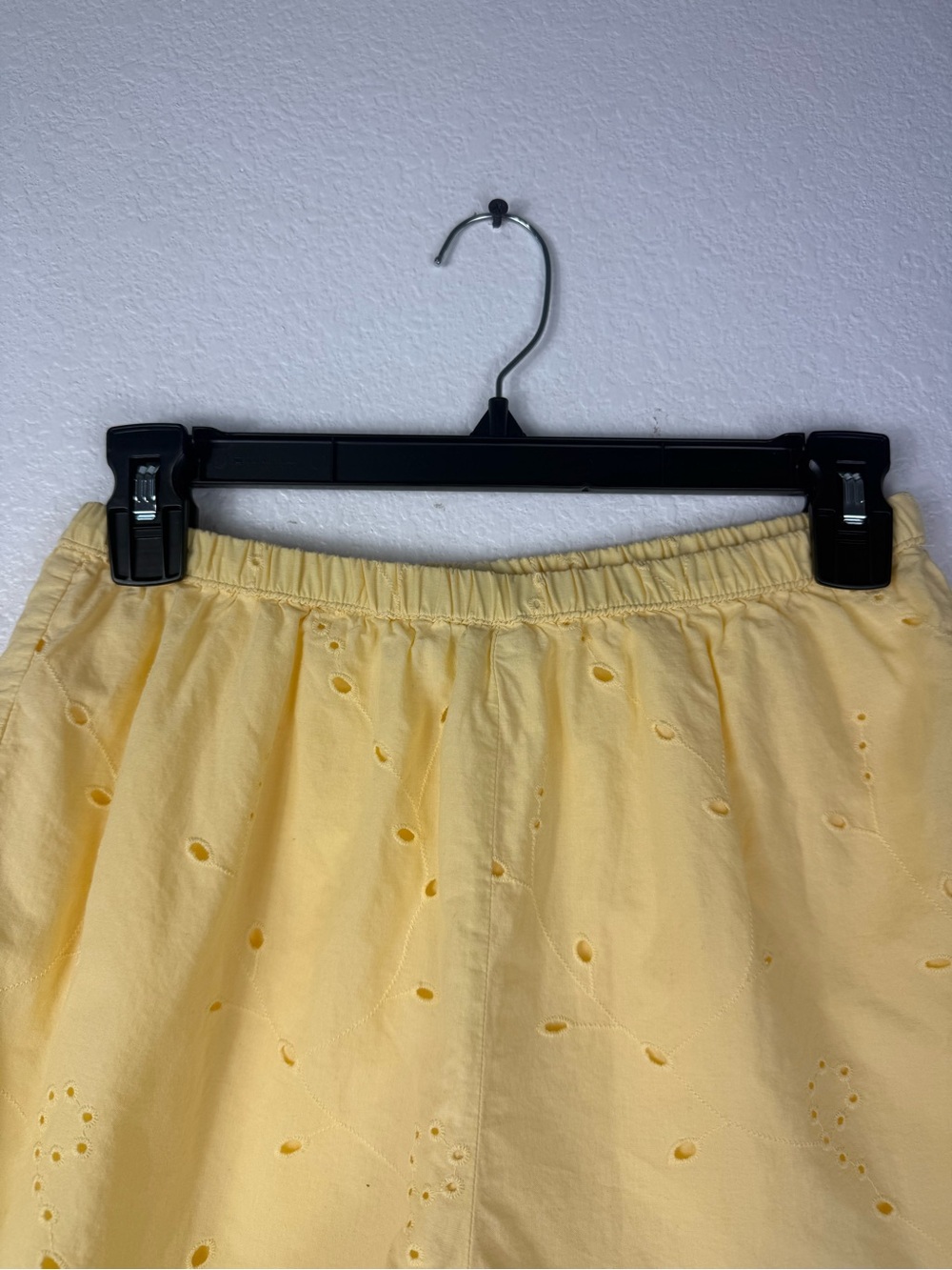 a new day Yellow Eyelet High Waist Shorts and blouse set size S - Picture 12 of 13